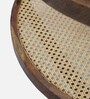 Reinbek Sheesham Wood Coffee Table In Provincial Teak Finish With Glass Top