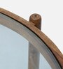 Reinbek Sheesham Wood Coffee Table In Provincial Teak Finish With Glass Top