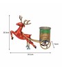 Reindeer Multicolour Iron Pen Stand