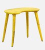 Reiner Sheesham Wood Nest Table (Set of 2) In Yellow & Pink Finish
