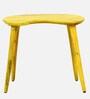 Reiner Sheesham Wood Nest Table (Set of 2) In Yellow & Pink Finish