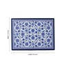 Floral (16x16) White & Blue MDF (Set of 6) Placemat