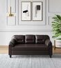 Godrej Interio Rejoice Leatherette 3 Seater Sofa In Cofee Brown Colour