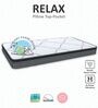 RELAX Reversible 6 Inches Memory Foam Pillow Top With ISPT Technology Queen Size Mattress