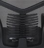 Relaxo Fabric Ergonomic Chair in Black Colour with Adjustable Footrest