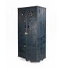 Relic Leather Bar Cabinet In Blue Colour