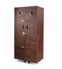 Relic Leather Bar Cabinet In Tan Colour