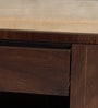 Relish Shoe Rack with Seating in Teak Finish