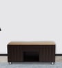 Relish Shoe Rack With Seating In Wenge Finish