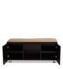 Relish Shoe Rack With Seating In Wenge Finish