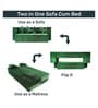 Relive (78x36) 3 Seater 14 Inch Foam Single Size Sofa Cum Folding Mattress