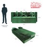 Relive (78x36) 3 Seater 14 Inch Foam Single Size Sofa Cum Folding Mattress