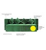 Relive (78x36) 3 Seater 14 Inch Foam Single Size Sofa Cum Folding Mattress
