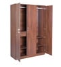 Relm 3 Door Wardrobe in Walnut Finish