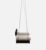 Relxa Solid Wood Relxa Rollable Back Swing In Dark Walnut Colour