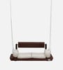 Relxa Solid Wood Relxa Rollable Back Swing In Rosewood Colour