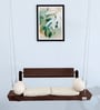 Relxa Solid Wood Relxa Rollable Back Swing In Rosewood Colour