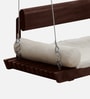 Relxa Solid Wood Relxa Rollable Back Swing In Rosewood Colour