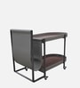 Remi trolley Cocktail Table In Taupe Colour