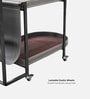 Remi trolley Cocktail Table In Taupe Colour