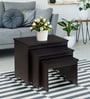Remington Nest of Tables in Coffee Colour