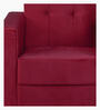 Remo Fabric 1 Seater Sofa in Maroon Colour