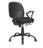 Remus Fabric Ergonomic Chair in Black Colour