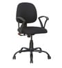 Remus Fabric Ergonomic Chair in Black Colour