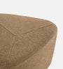 Remy Fabric Pouffe In Brown Colour