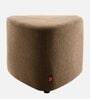 Remy Fabric Pouffe In Brown Colour