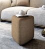 Remy Fabric Pouffe In Brown Colour