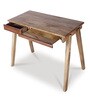 Remy Study Table With Chair In Teak Finish