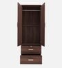 Ren 2 Door Wardrobe in Walnut Finish with Drawers Ren 2 Door Wardrobe in Walnut Finish with Drawers