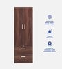 Ren 2 Door Wardrobe in Walnut Finish with Drawers Ren 2 Door Wardrobe in Walnut Finish with Drawers