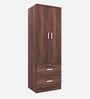 Ren 2 Door Wardrobe in Walnut Finish with Drawers Ren 2 Door Wardrobe in Walnut Finish with Drawers