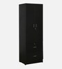 Ren 2 Door Wardrobe in Wenge Finish with Lock