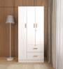 Ren 3 Door Wardrobe With Drawer In Silver Oak Finish