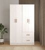 Ren 4 Door Wardrobe With Drawer In Silver Oak Finish
