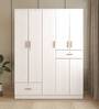 Ren 5 Door Wardrobe With Drawer In Silver Oak Finish