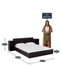 Ren King Size Bed in Wenge Finish
