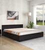 Ren Queen Size Bed in Wenge Finish with Storage