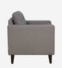 Renata Fabric 1 Seater Sofa In Sandy Brown Colour