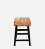 Rene Solid Wood Writing Table In Natural Finish