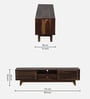 Rennes Sheesham Wood TV Console In Scratch Resistant Provincial Teak Finish For TV's Upto 65"