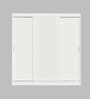 Reno 3 Door Sliding Wardrobe In White Colour With Drawer