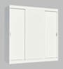 Reno 3 Door Sliding Wardrobe In White Colour With Drawer