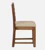 Renton Sheesham Wood 4 Seater Dining Set In Rustic Teak Finish with Drawer