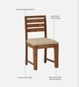 Renton Sheesham Wood Dining Chair In Rustic Teak (Set Of 2)