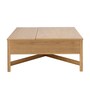 Replay Solid Wood Coffee Table In Light Oak Colour