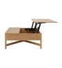 Replay Solid Wood Coffee Table In Light Oak Colour